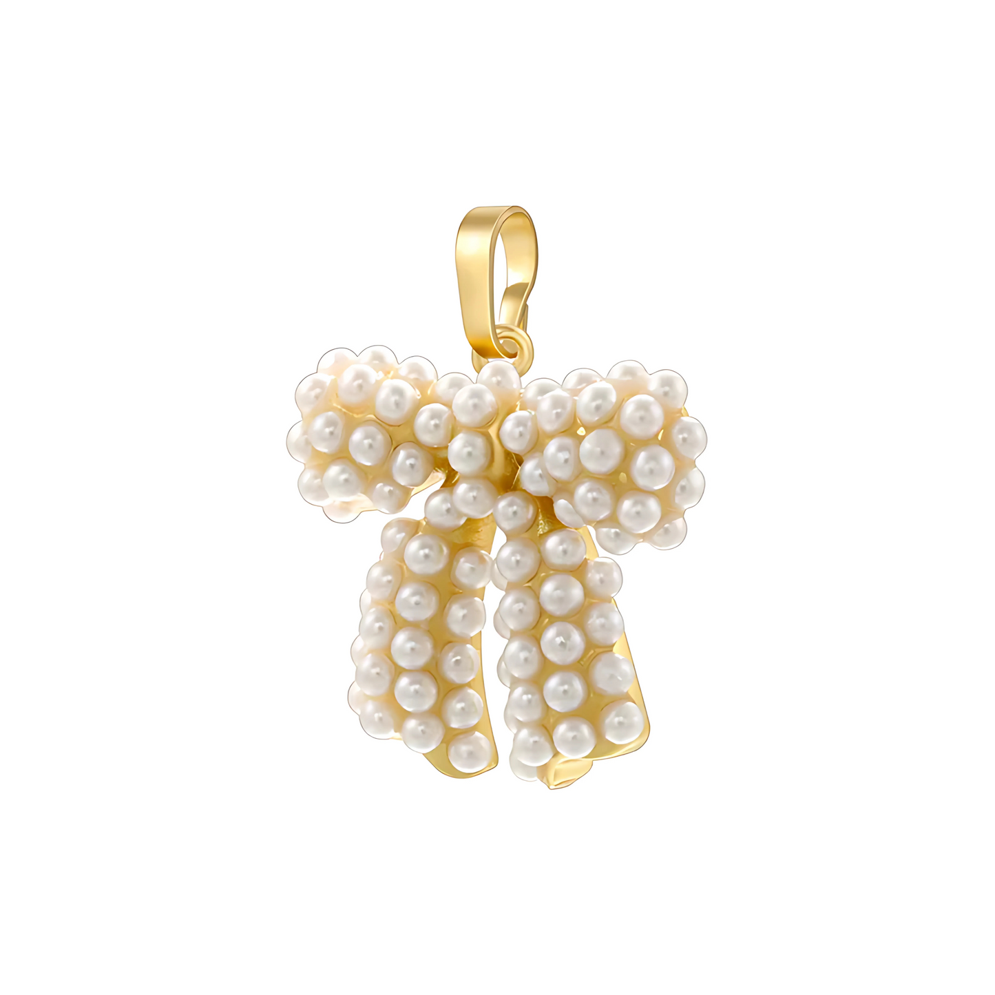 Pearl Bow charm