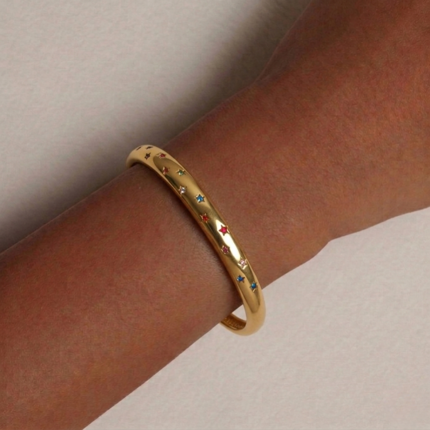 Rainbow Sparkle Cuff