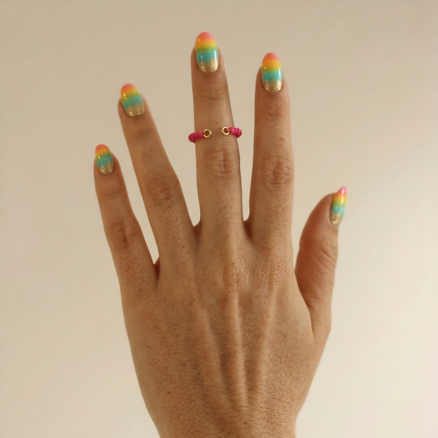 Pink Pop Ring