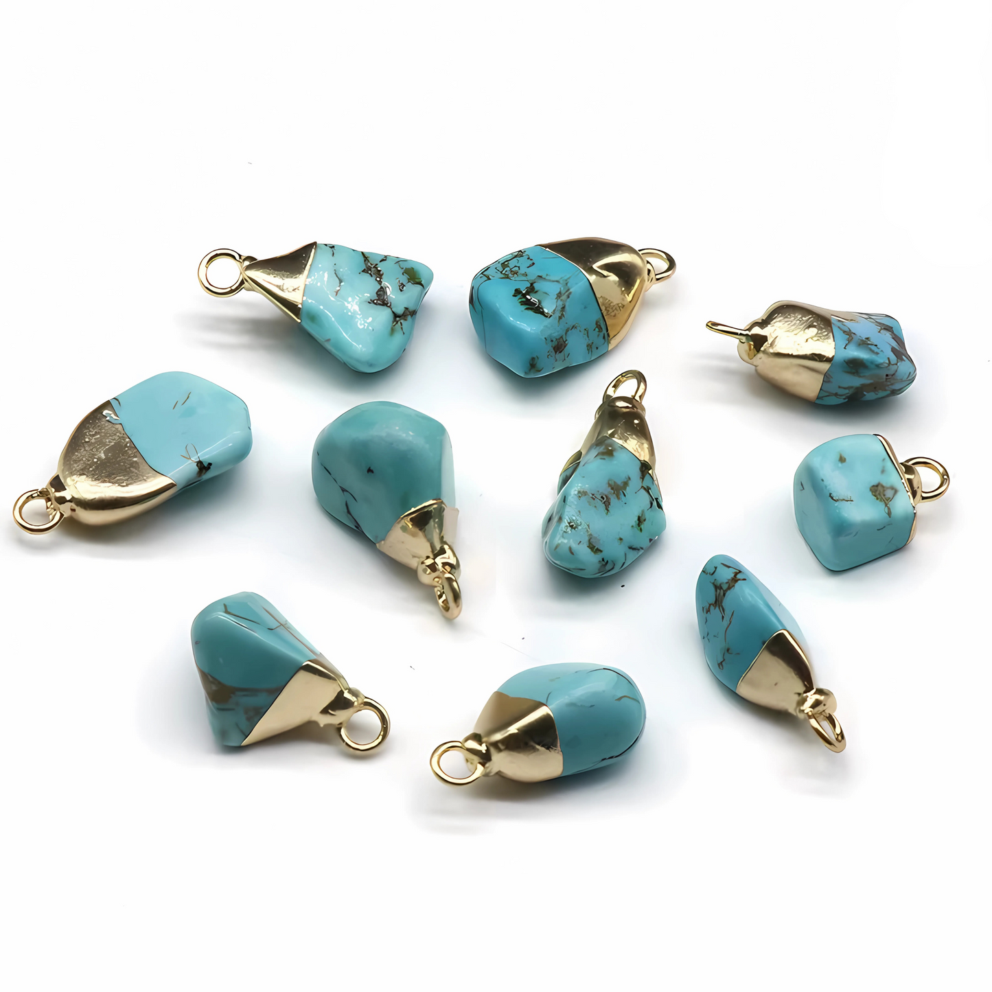 Blue agate stone