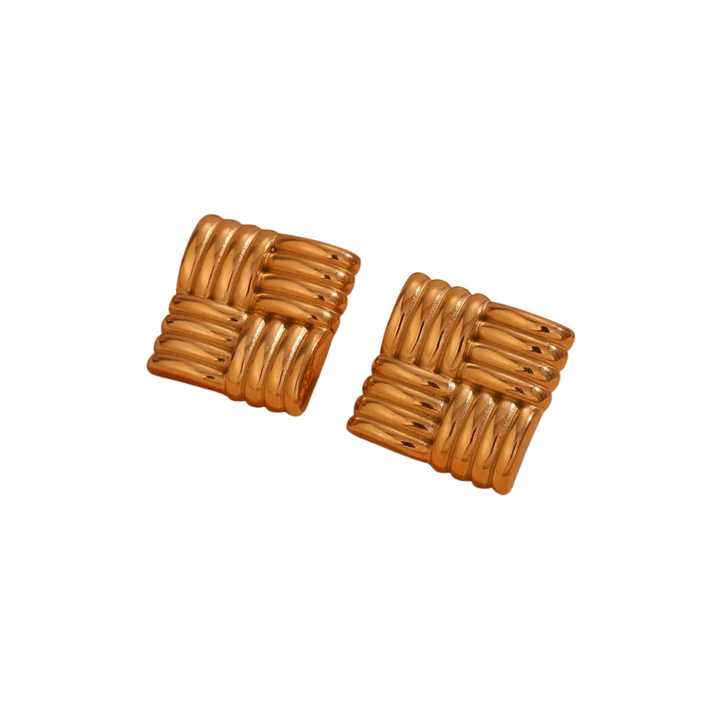 Golden Knot Studs