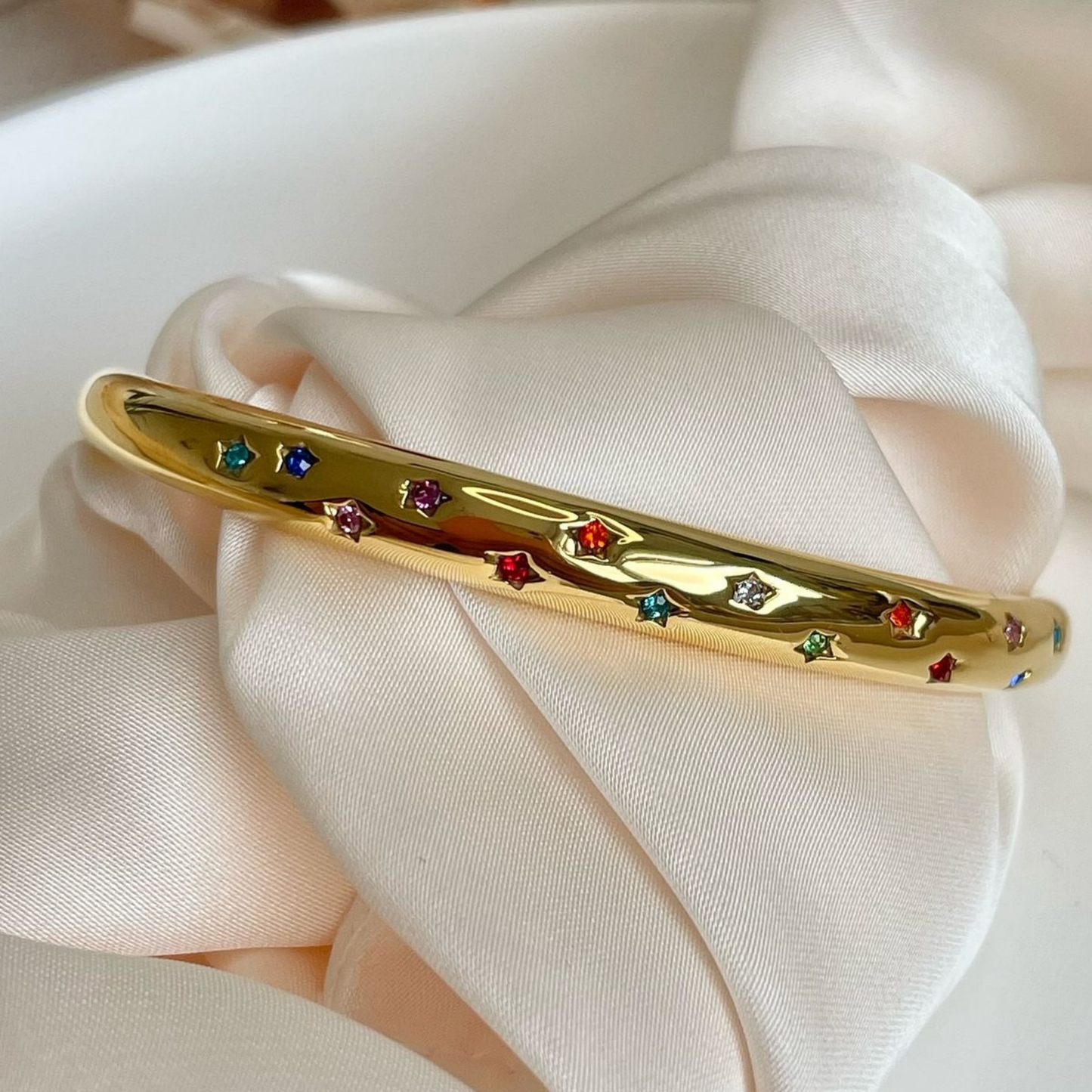 Rainbow Sparkle Cuff