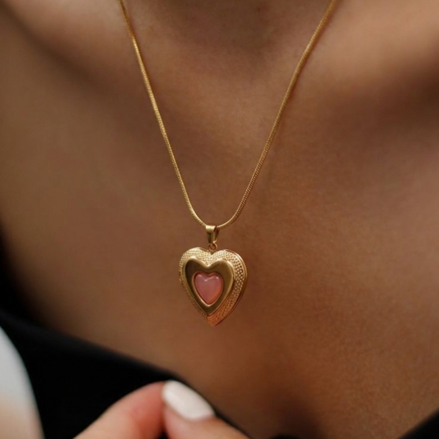 Antique Blush Heart