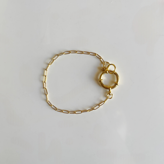 BYC small paper clip bracelet
