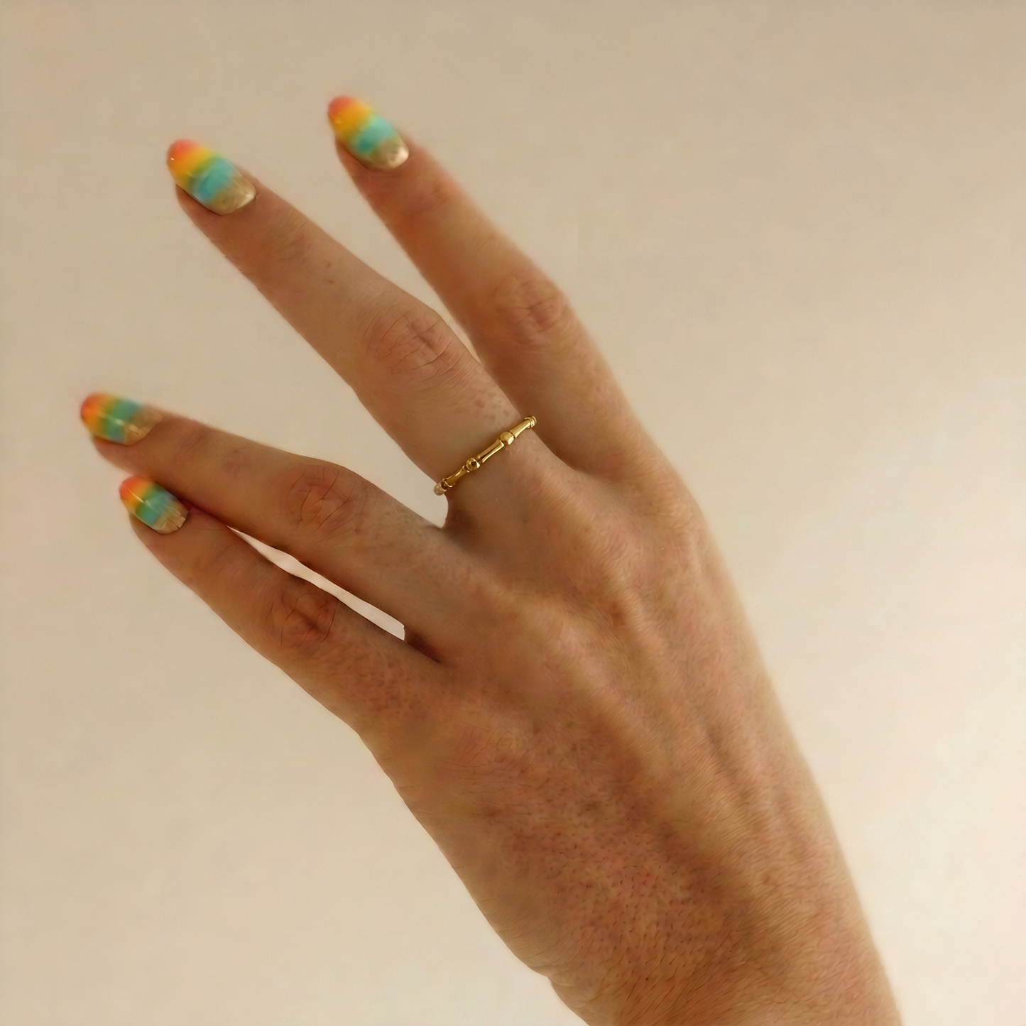 Golden summer ring