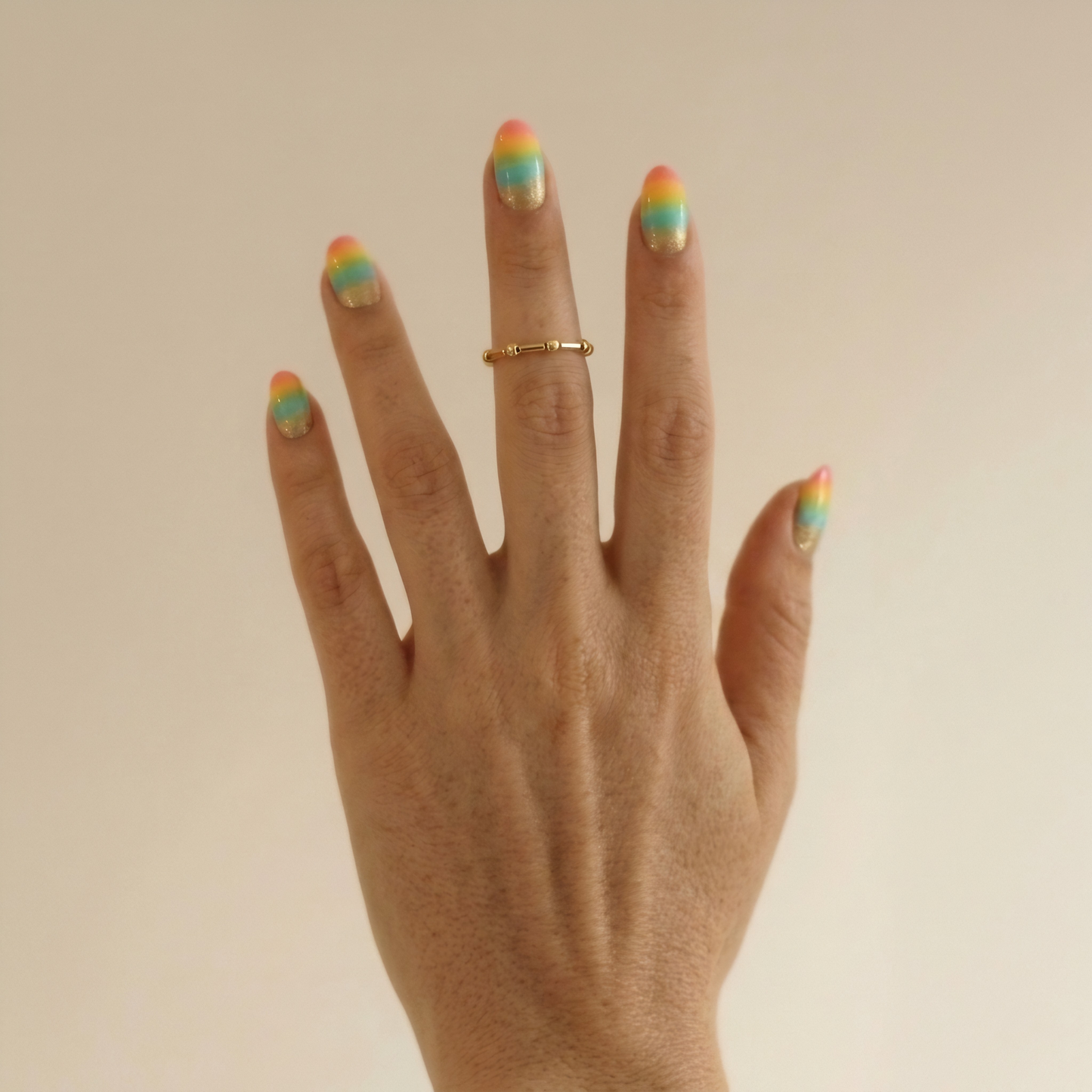 Golden summer ring