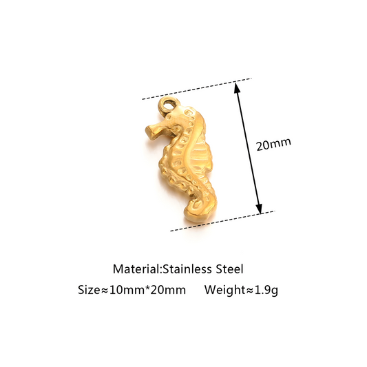 Seahorse charm